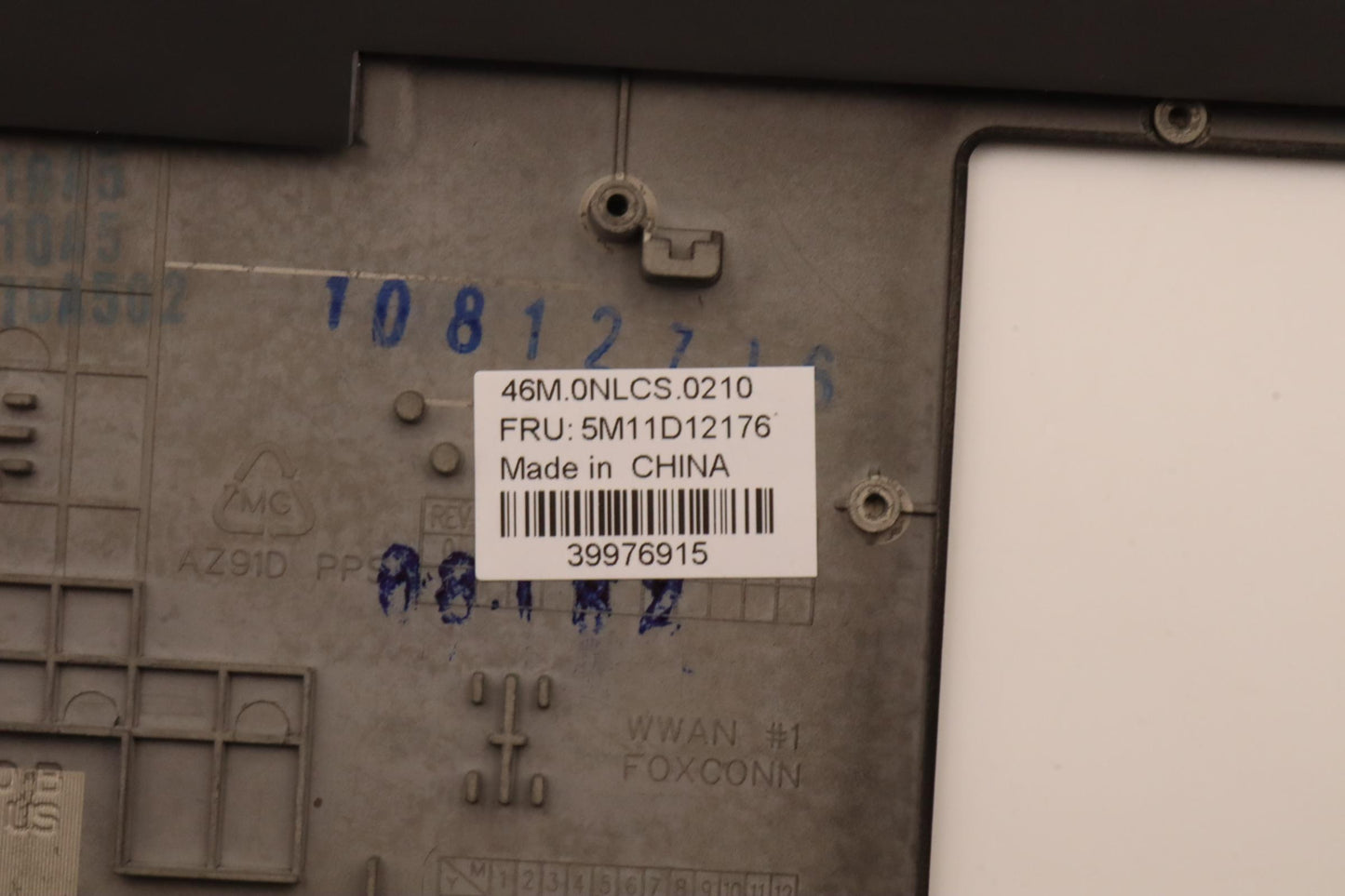Lenovo Mech_Asm Ww C-Cvr+Hbw Kb Asm,L - 5M11D12176