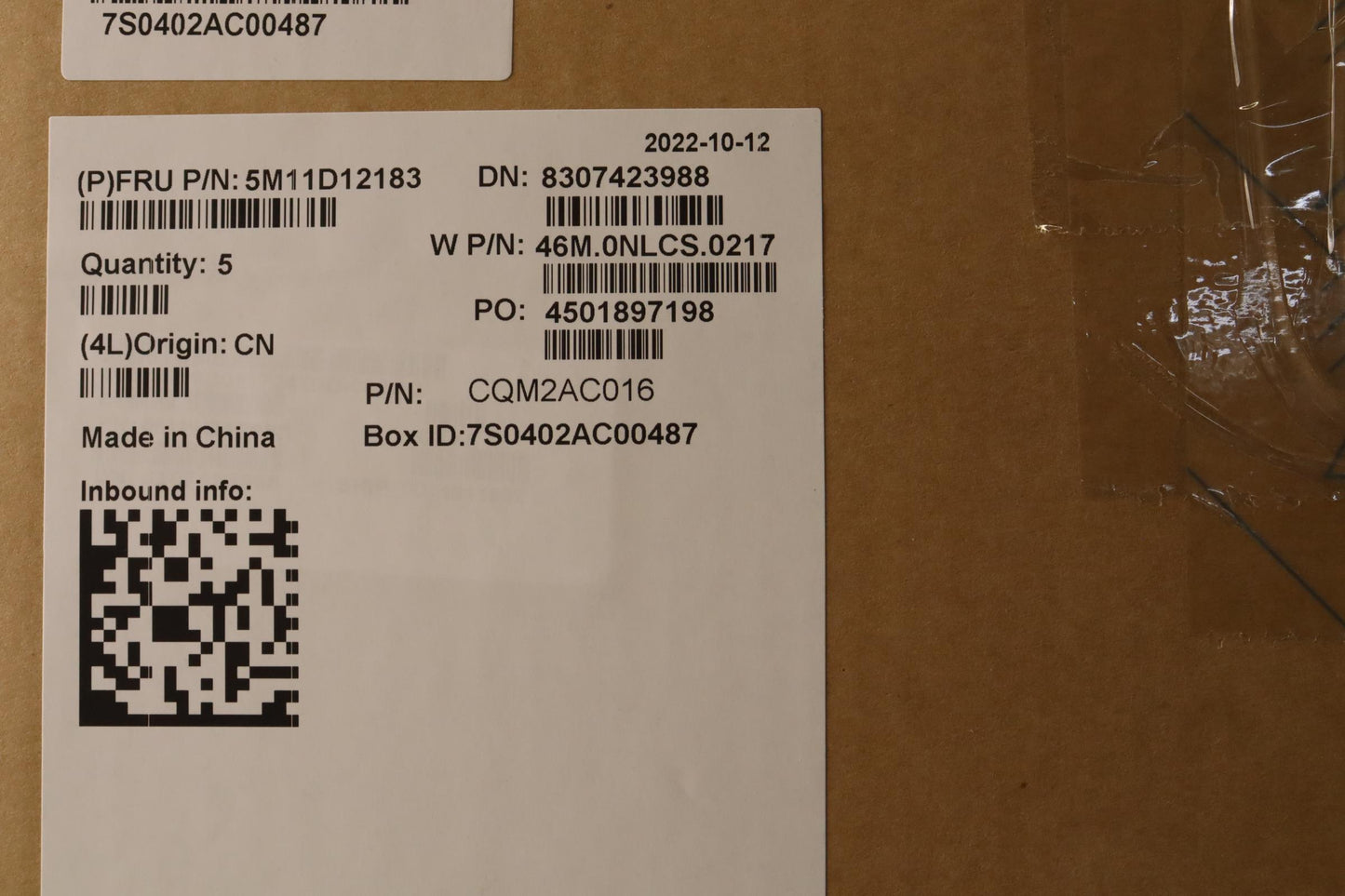 Lenovo Mech_Asm Ww C-Cvr+Ild Kb Asm,C - 5M11D12183