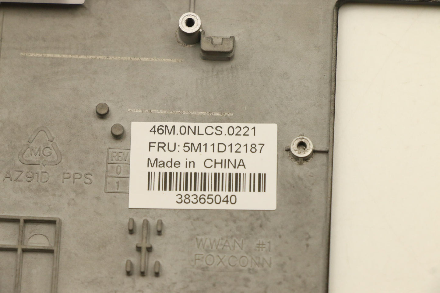Lenovo Mech_Asm Ww C-Cvr+Ind Eng Kb A - 5M11D12187