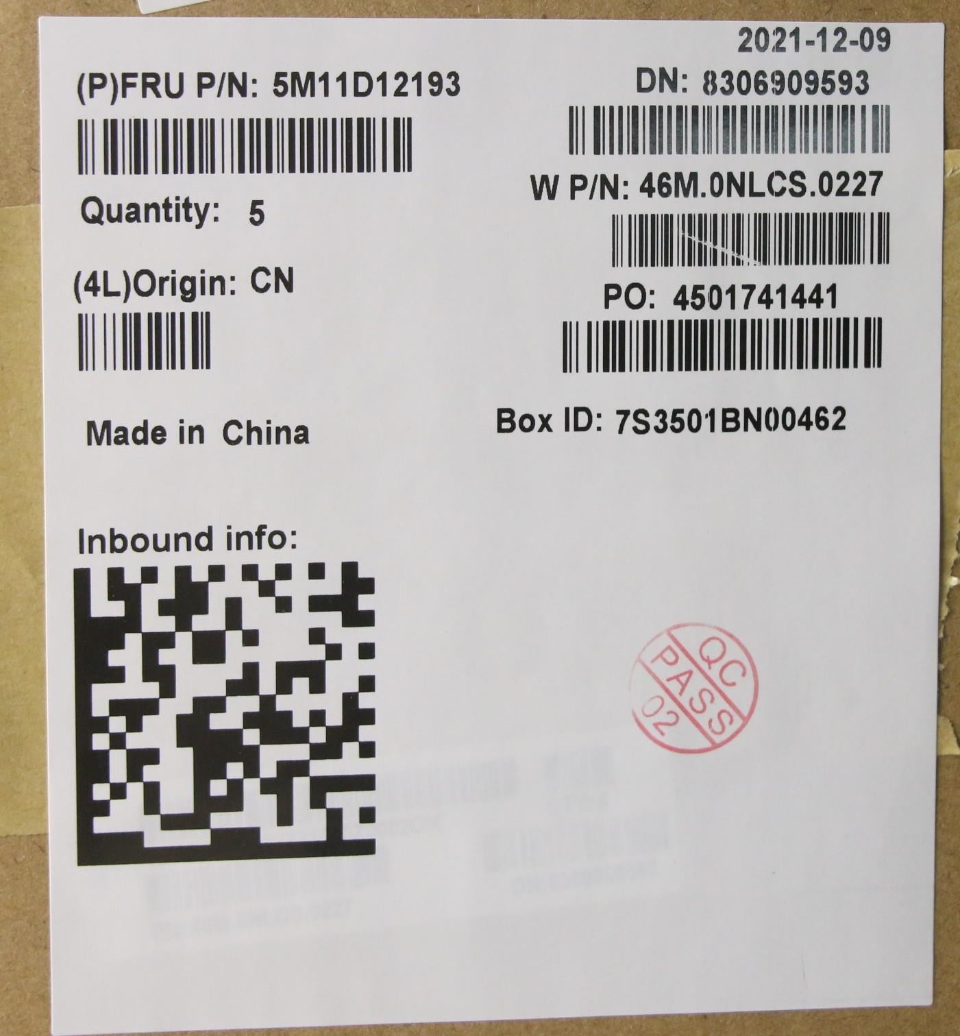 Lenovo Mech_Asm Ww C-Cvr+Ita Kb Asm,T - 5M11D12193