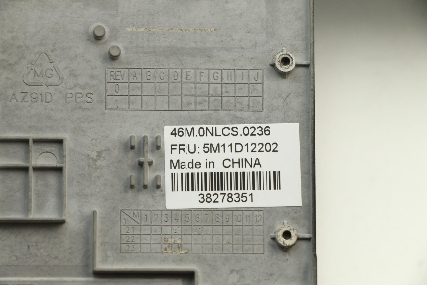 Lenovo Mech_Asm Ww C-Cvr+Kor Kb Asm,S - 5M11D12202