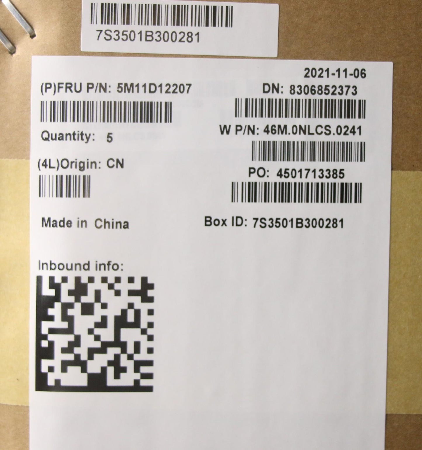 Lenovo Mech_Asm Ww C-Cvr+Nor Kb Asm,C - 5M11D12207