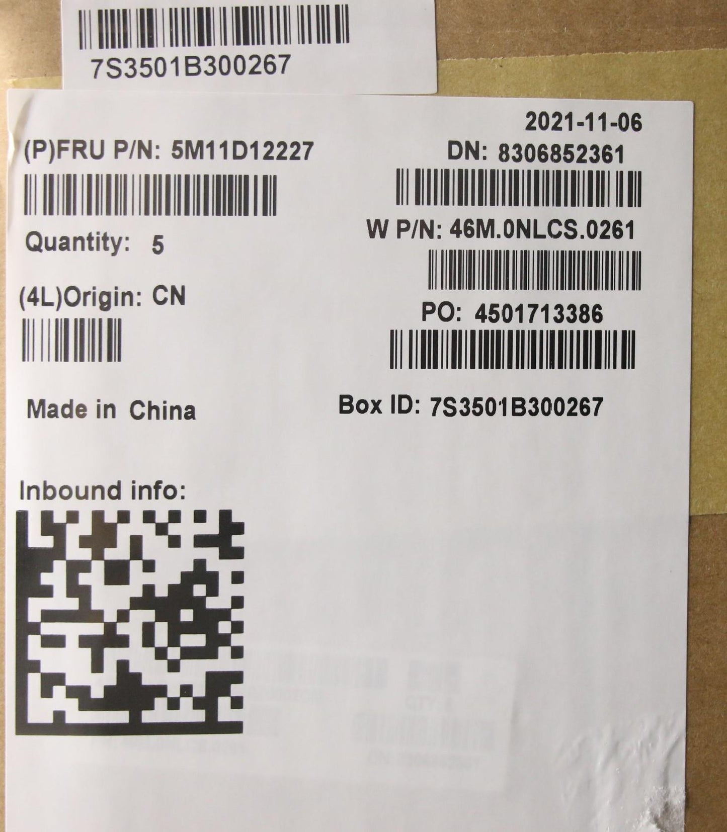 Lenovo Mech_Asm Ww C-Cvr+Spa Kb Asm,C - 5M11D12227