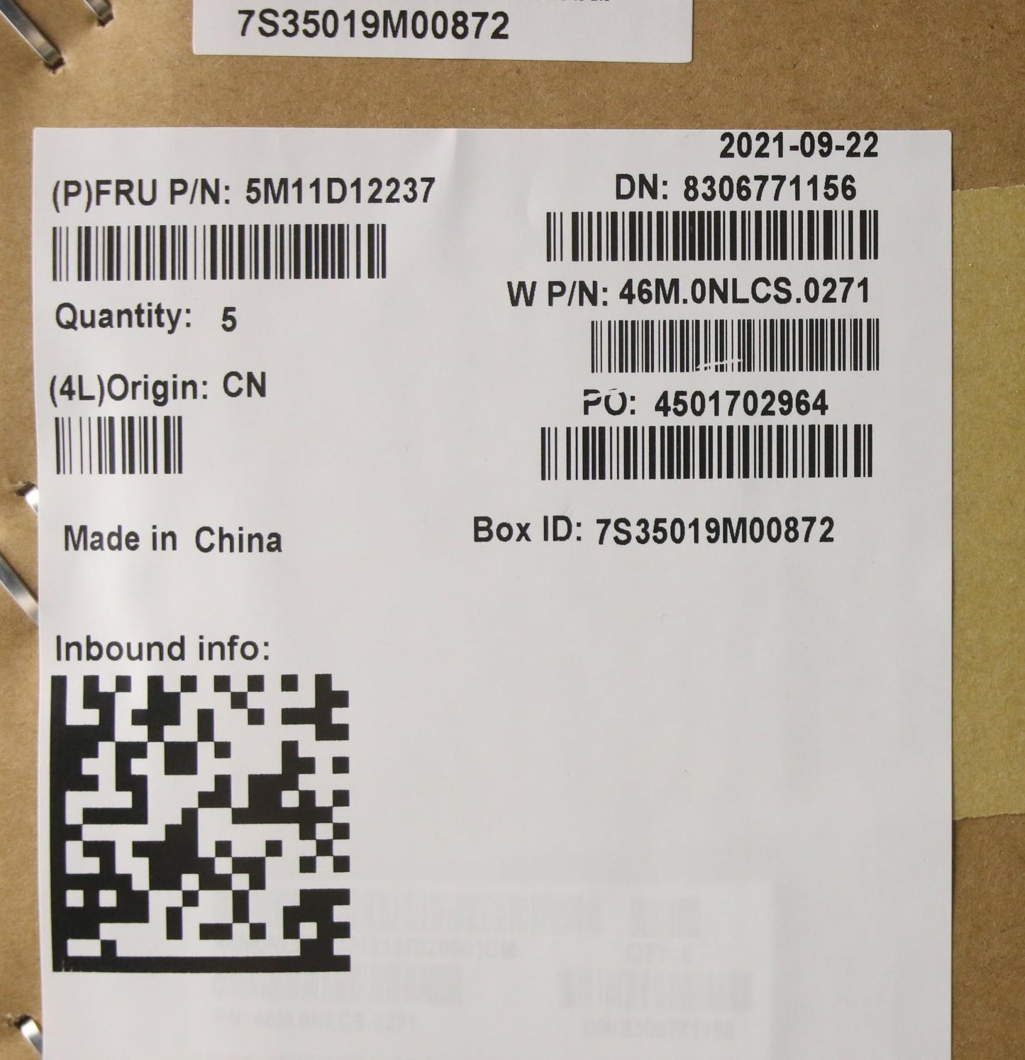 Lenovo Mech_Asm Ww C-Cvr+Sws Kb Asm,T - 5M11D12237