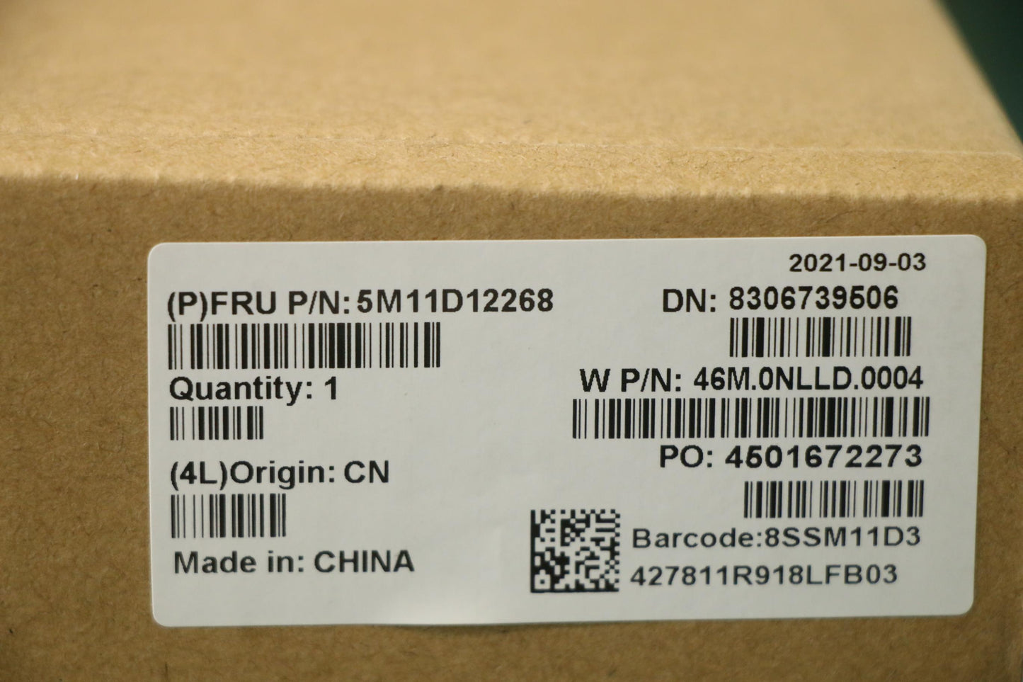 Lenovo 16" WQXGA LCD Module, Non-Touch, Anti-Glare, IPS, 400nit, 100% sRGB - 5M11D12268