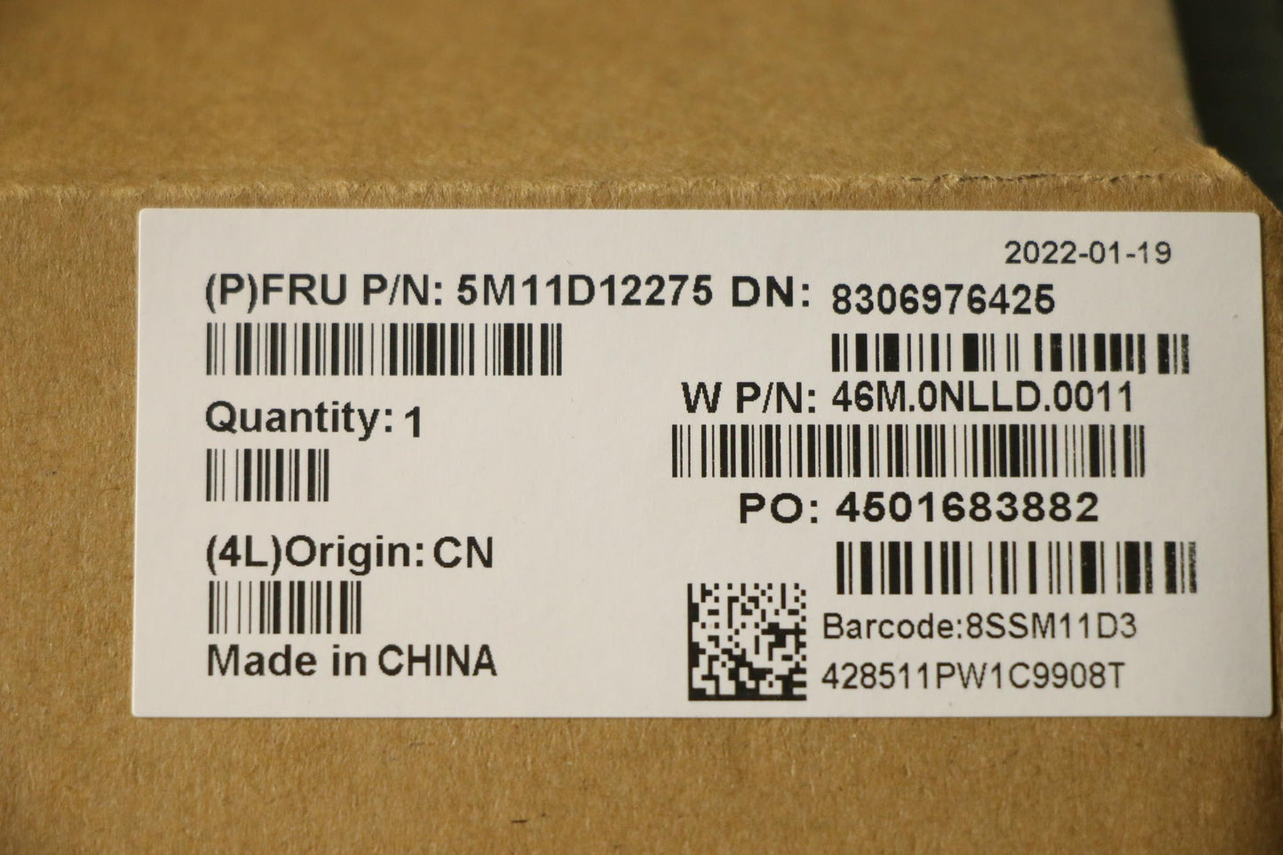 Lenovo LCD Module, 16", WQUXGA, Non-Touch, Anti-Glare, IPS, 600 nits, 100% CG, with Color Calibration - 5M11D12275