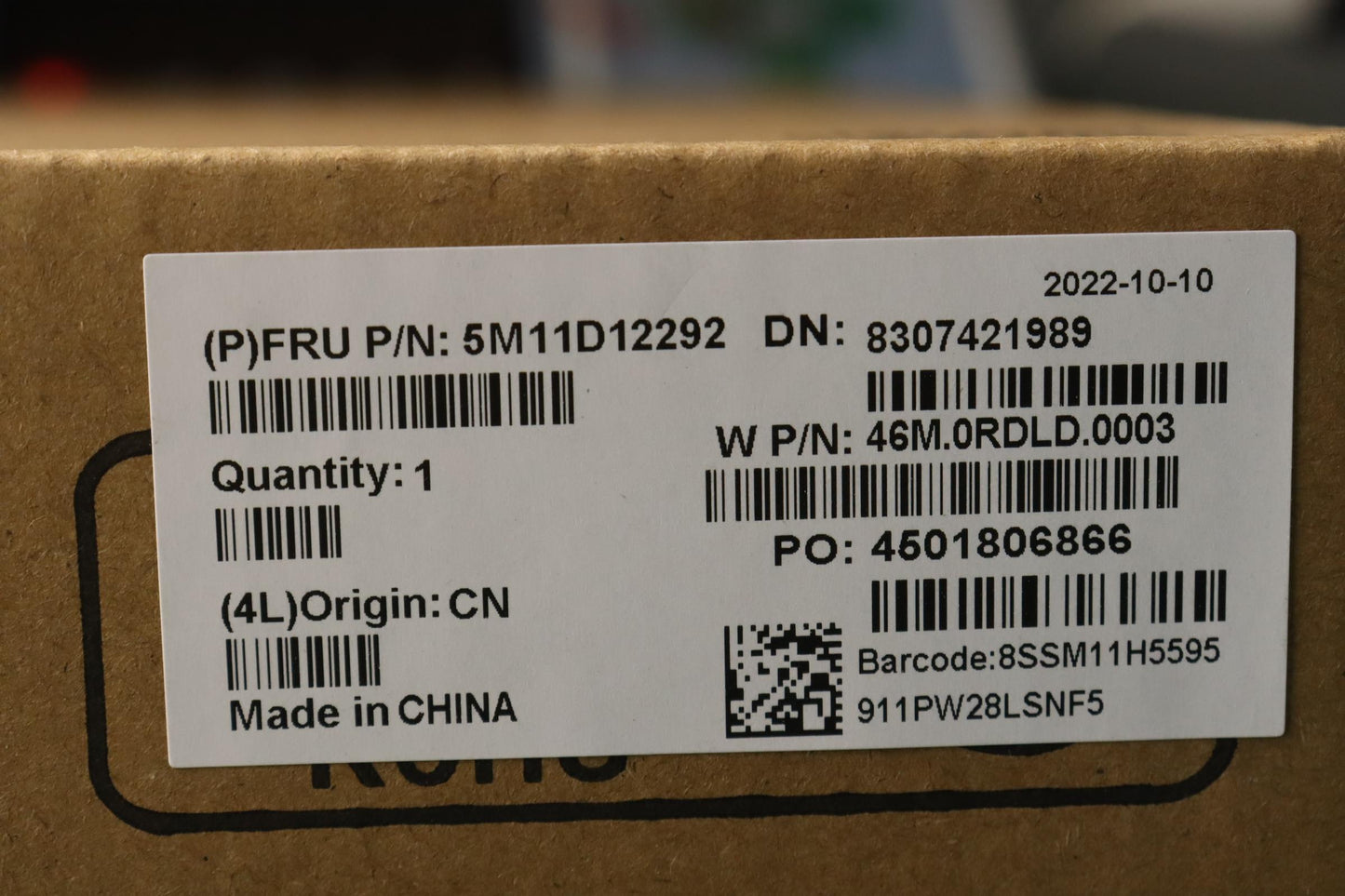 Lenovo Mechasm 1302160X1350,Ircv,Mic, - 5M11D12292