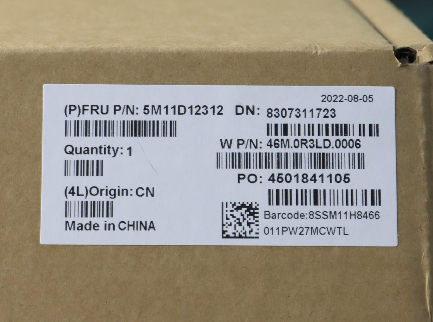 Lenovo Mechasm 160Fhd,Cam,Bkp1,Csot - 5M11D12312