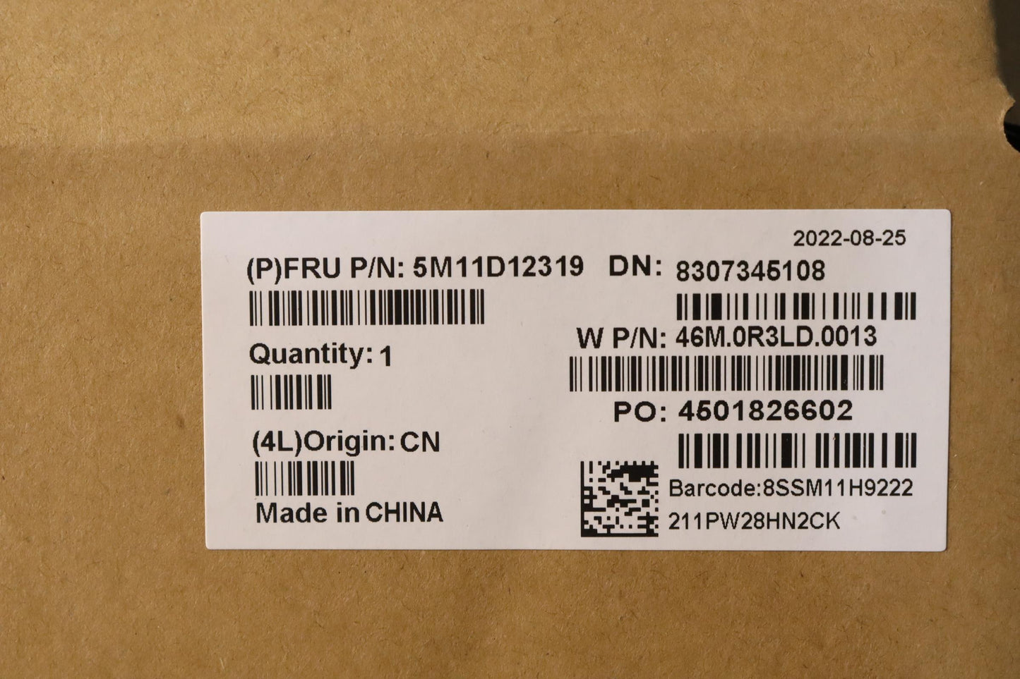 Lenovo Mechasm 160Qhd,Hcam,Bkp1,Csot - 5M11D12319