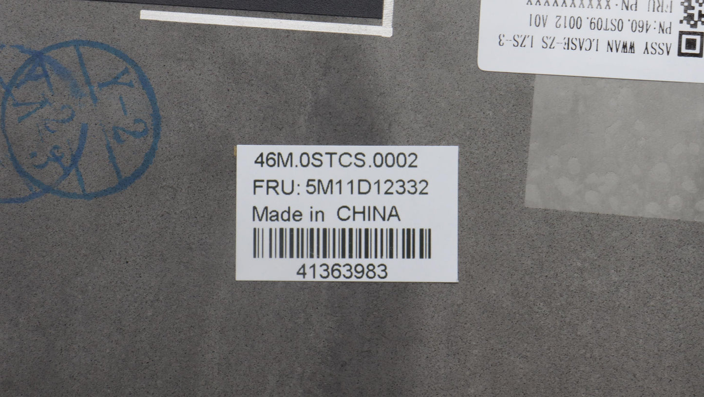 Lenovo Mech_Asm Wwan D-Cover Asm - 5M11D12332