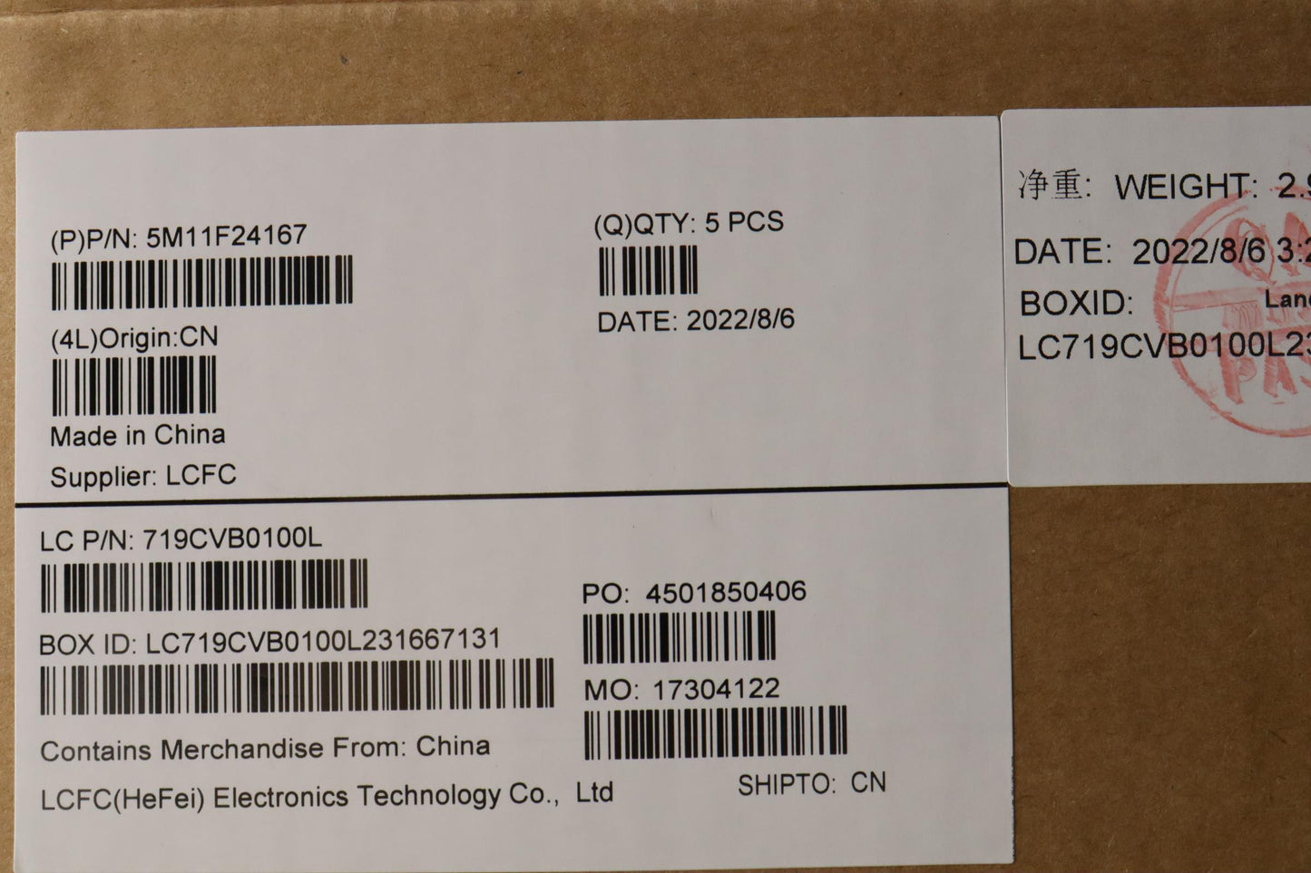 Lenovo Mech_Asm Fru Kb W/Cc Por(Lit)F - 5M11F24167