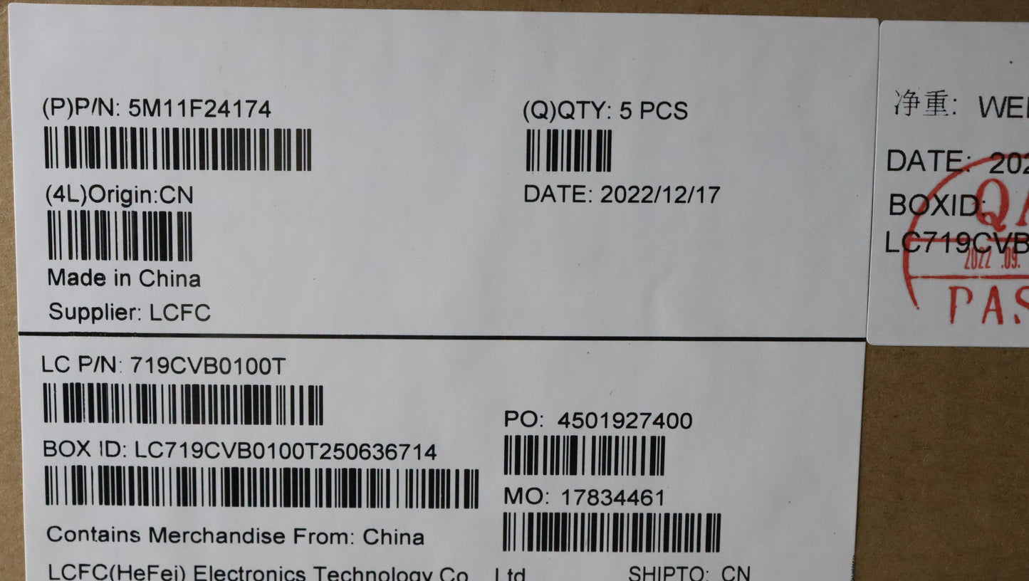 Lenovo Mech_Asm Fru Kb W/Cc Thai(Chi) - 5M11F24174
