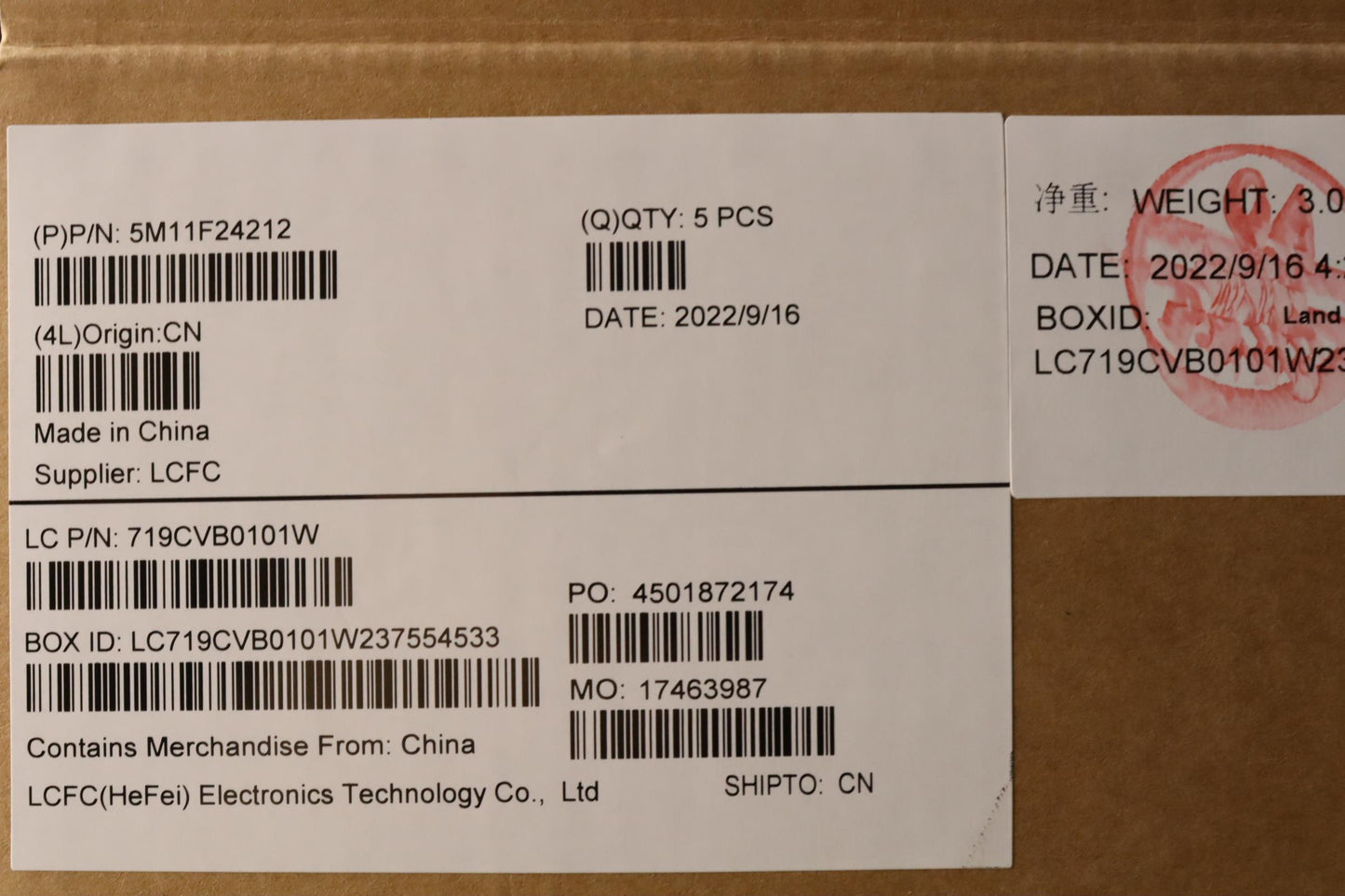Lenovo Mech_Asm Fru Kb W/Cc Thai(Chi) - 5M11F24212