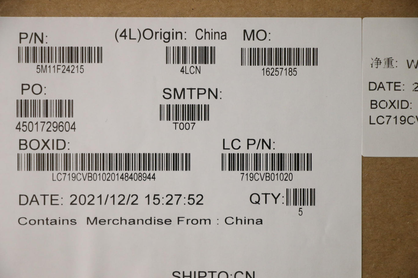 Lenovo Mech_Asm Fru Kb W/Cc Thai(Tra) - 5M11F24215