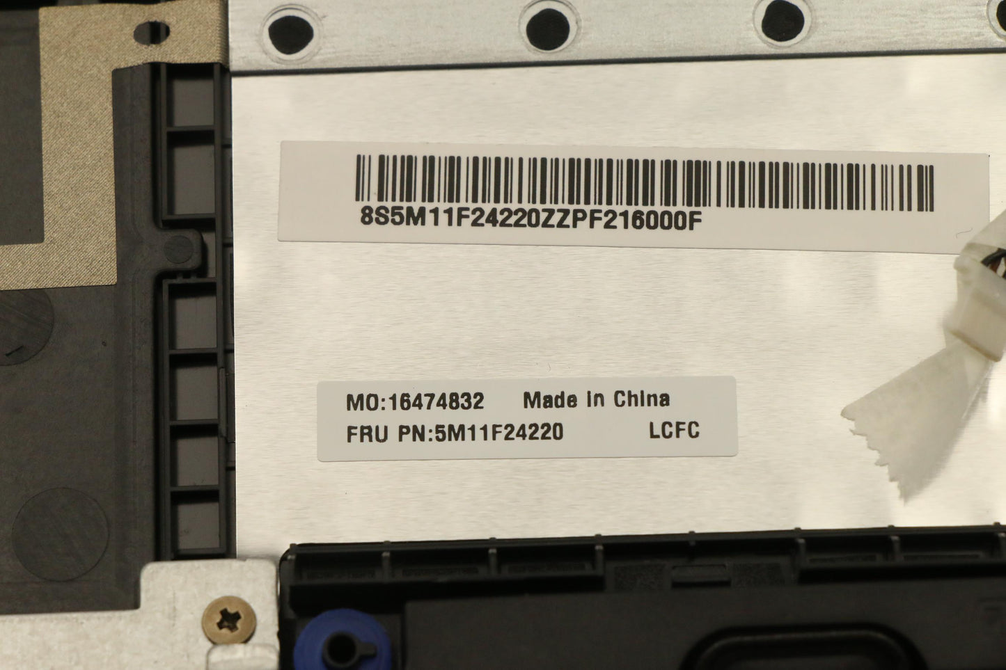 Lenovo Keyboard with C-Cover, USA English, Black, Non-Backlight - 5M11F24220