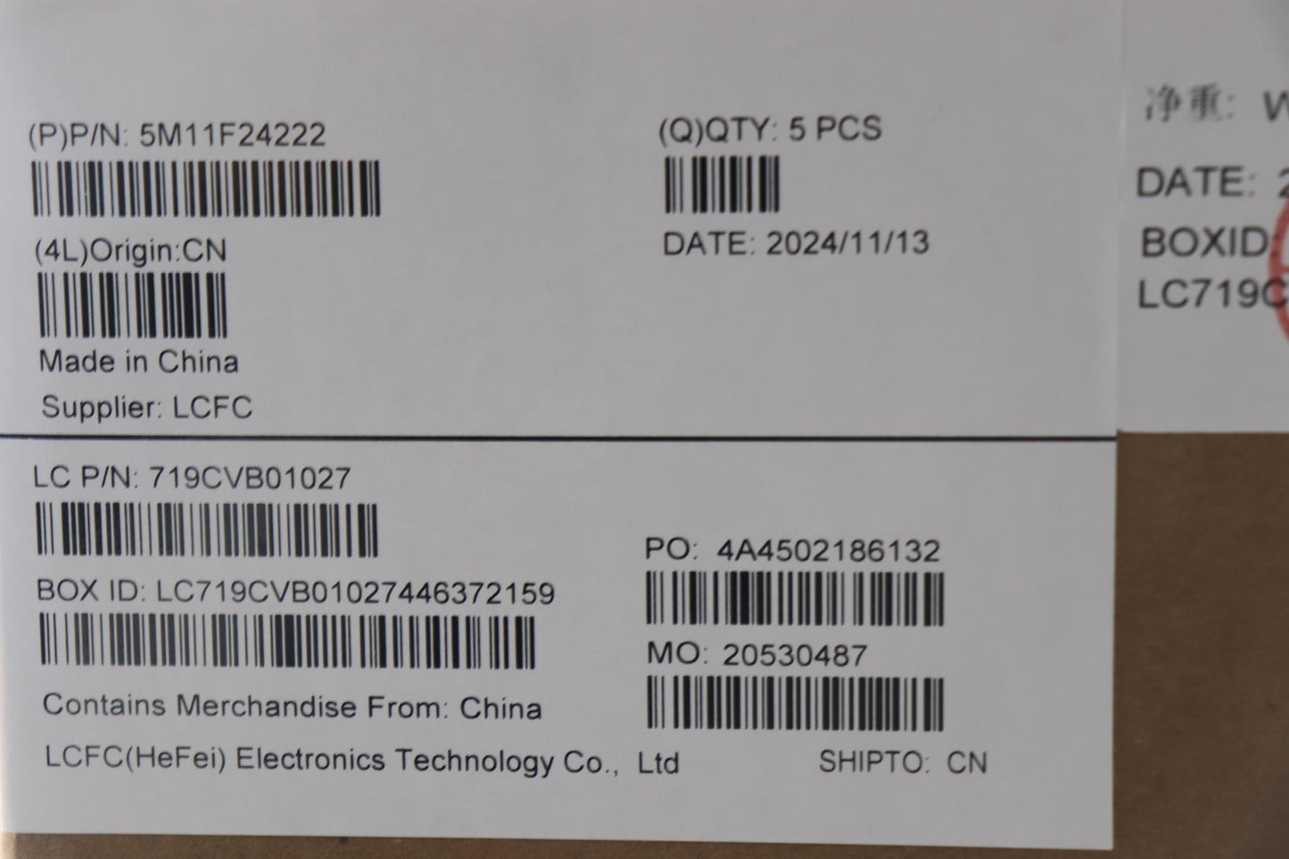 Lenovo Mech_Asm Fru Kb W/Cc Eng(Sun)U - 5M11F24222