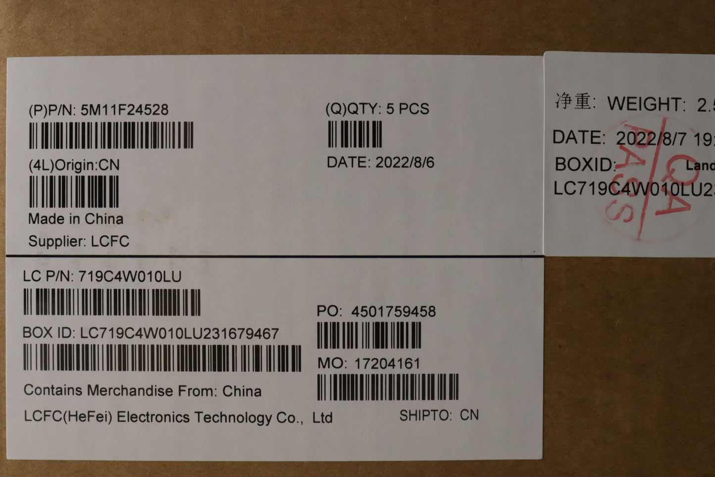 Lenovo Mech_Asm Kbd/C 058 Fra Bklt (S - 5M11F24528