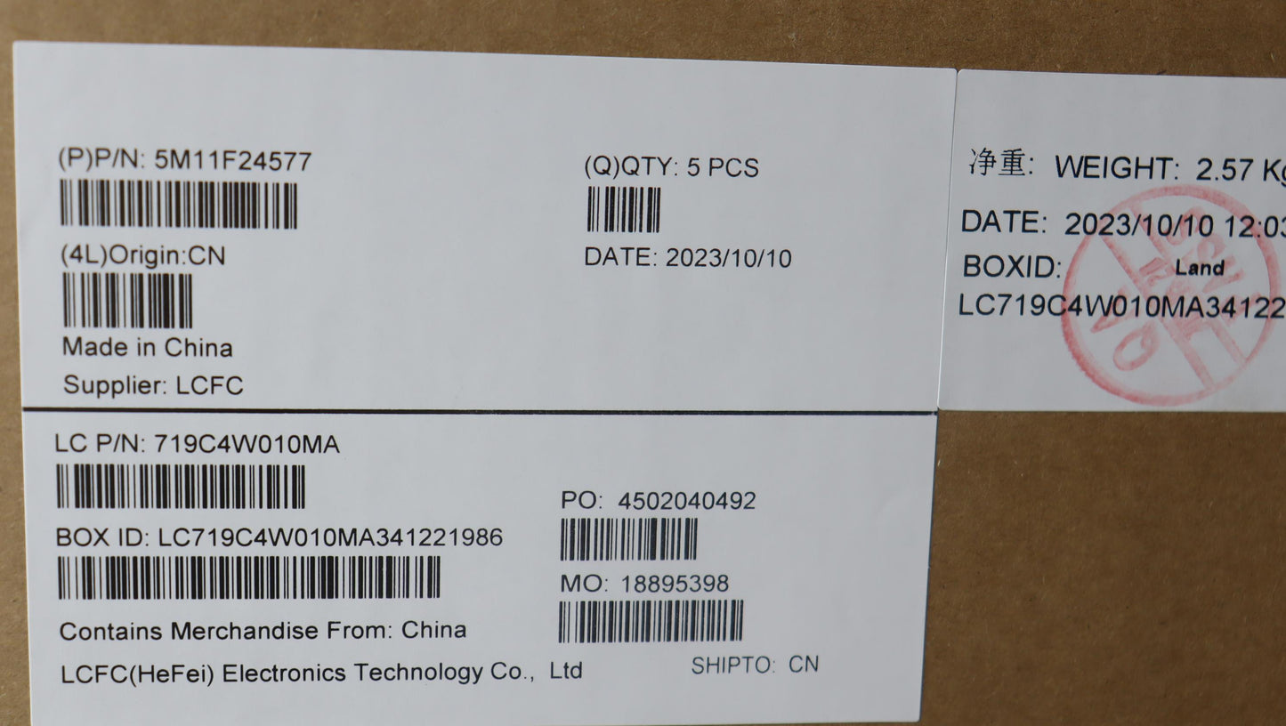 Lenovo Mech_Asm Kbd/C Ger Bklt Chi Uk - 5M11F24577