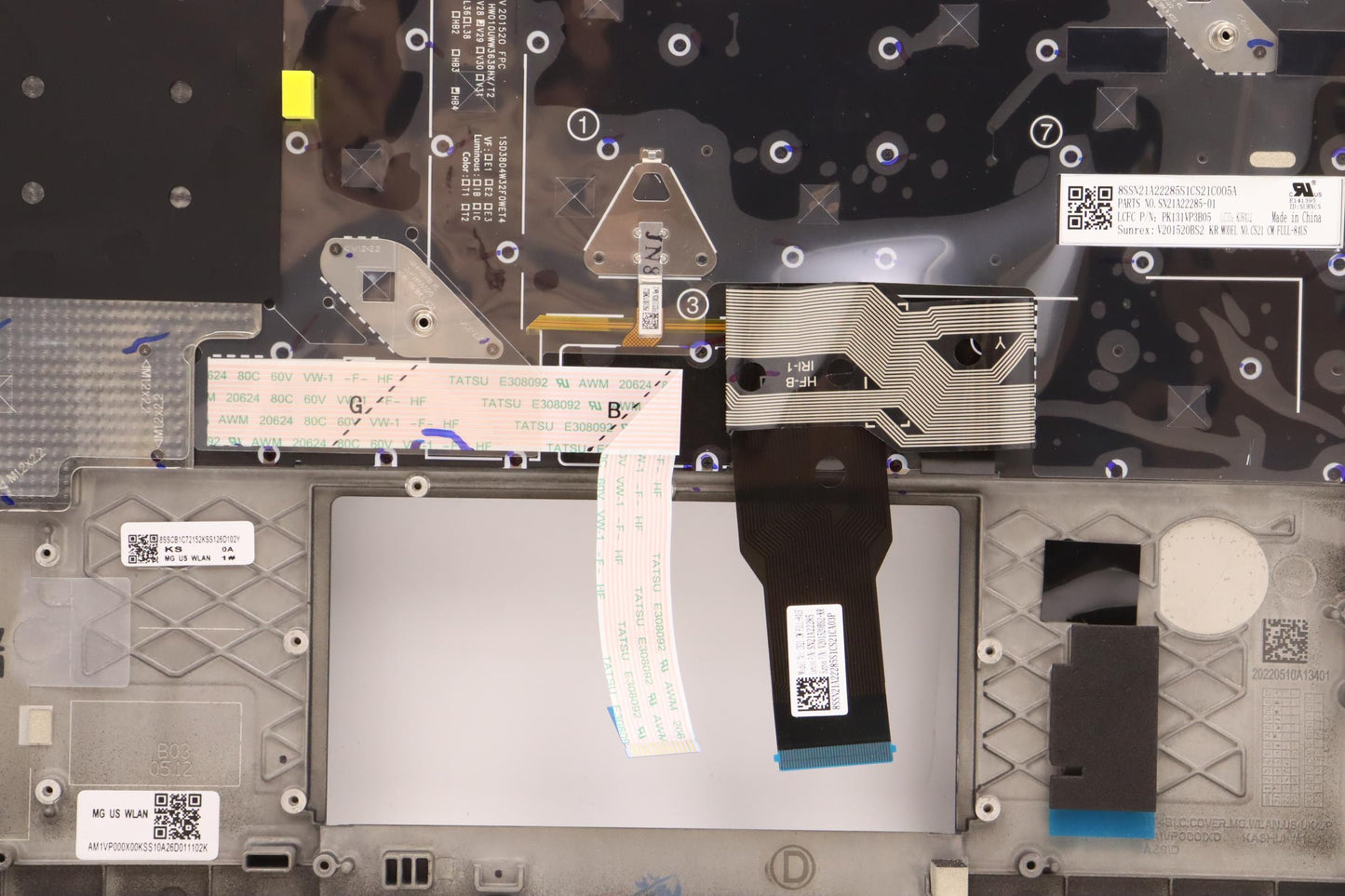 Lenovo Mech_Asm Kbd/C Kor Bklt (Sun) - 5M11F24612