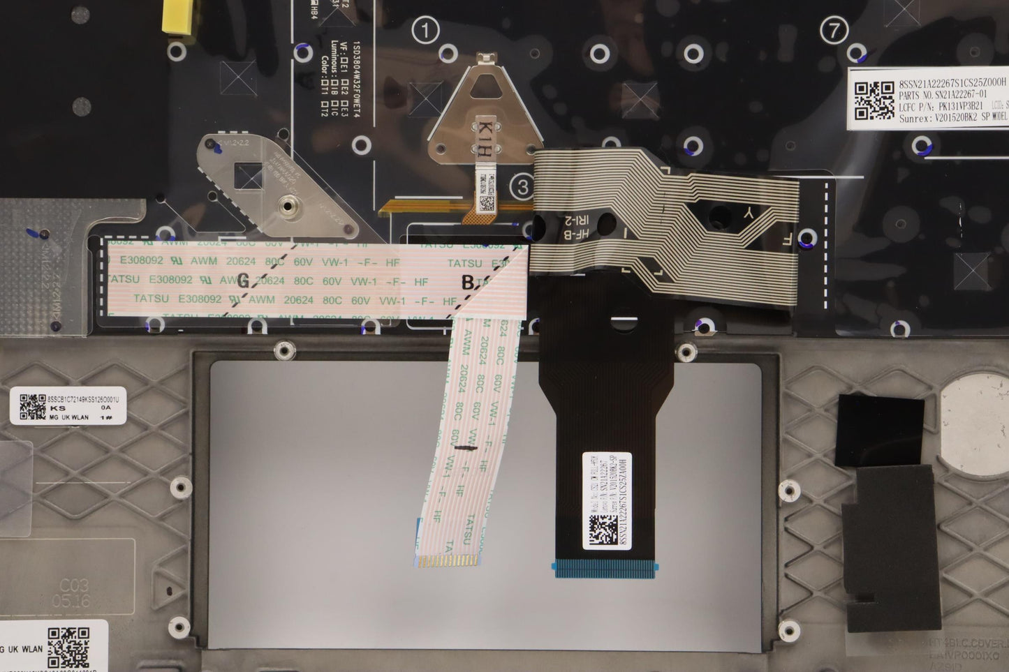 Lenovo Mech_Asm Kbd/C Spa Bklt (Sun) - 5M11F24640