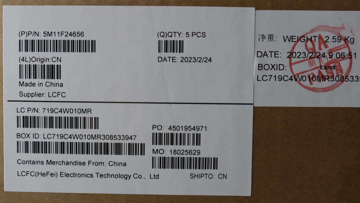 Lenovo Mech_Asm Kbd/C Thai Bklt (Sun) - 5M11F24656