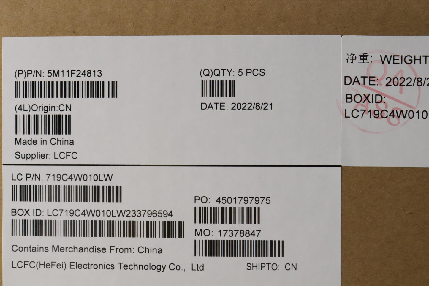 Lenovo Mech_Asm Kbd/C Uke Bklt Chi Ww - 5M11F24813