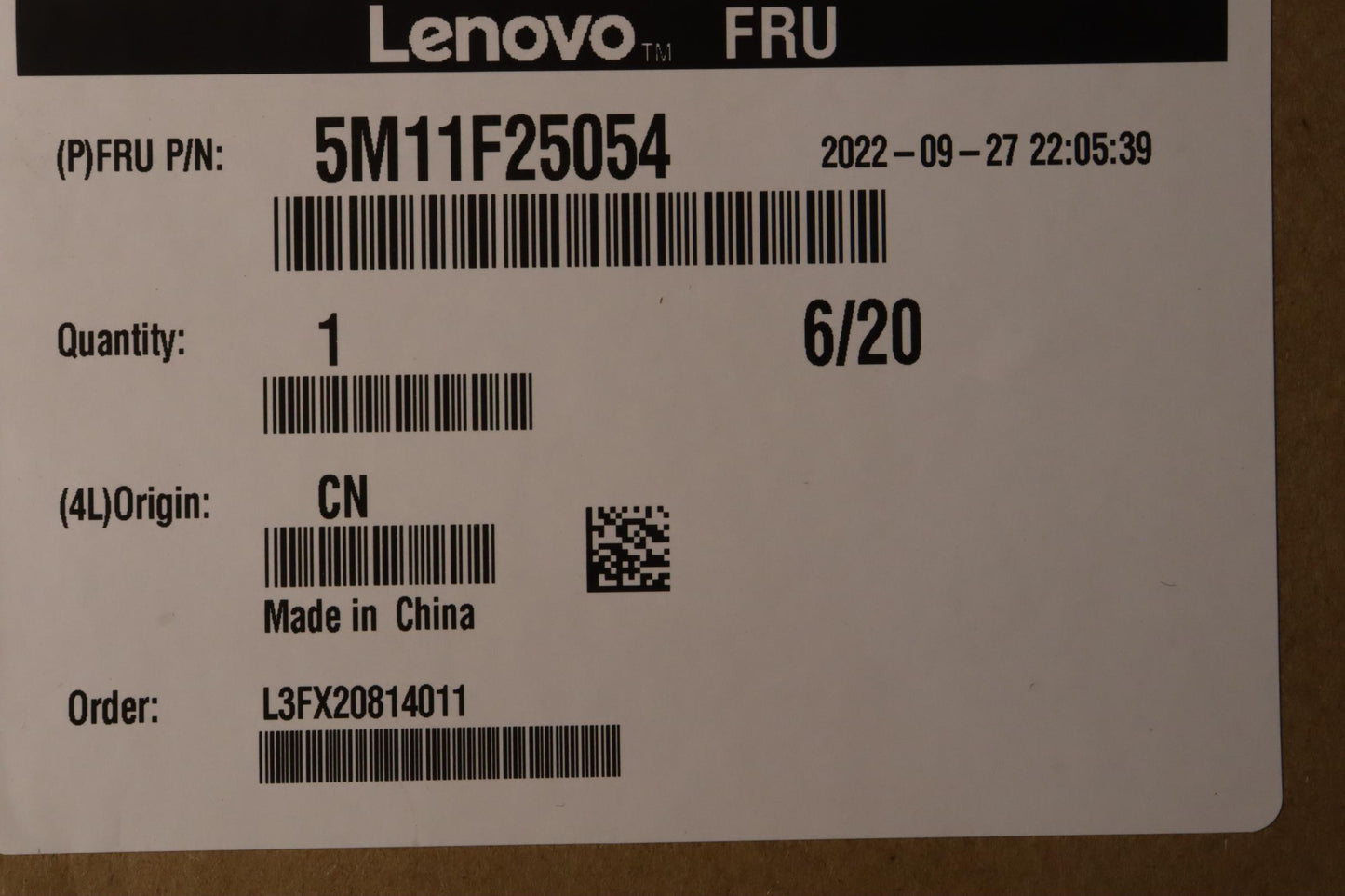 Lenovo Mech Assembly Fru Kbd/C Eng Bk - 5M11F25054