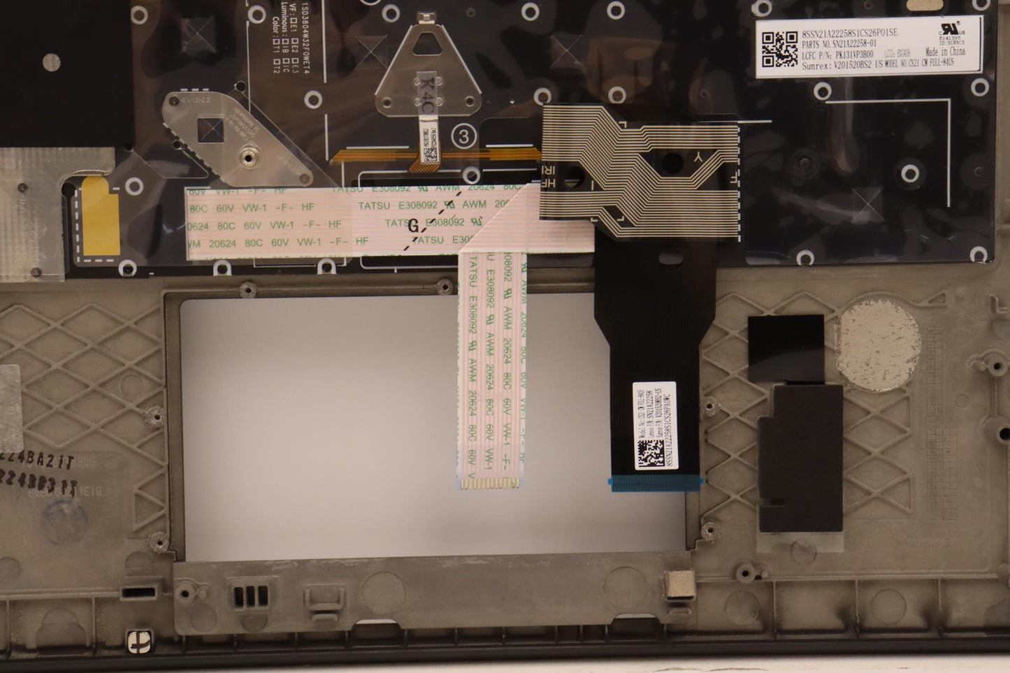 Lenovo Mech Assembly Fru Kbd/C Eng Bk - 5M11F25054