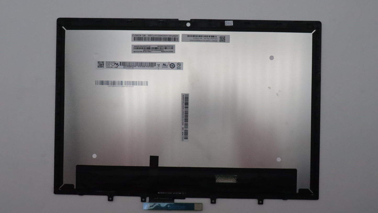 Lenovo - LCD Module, 13.3", WUXGA, Touch, Anti-reflection, Anti-smudge, IPS, 300nit, 100% sRGB - 5M11F25315