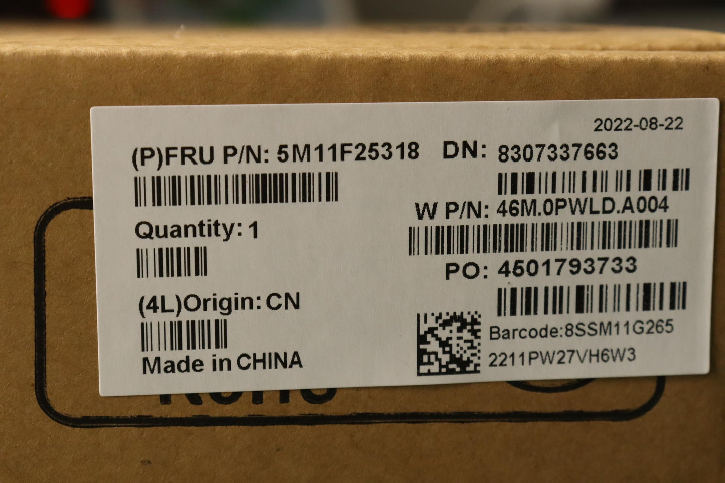Lenovo Mechasm Fru 133 Touchrgblgdlai - 5M11F25318