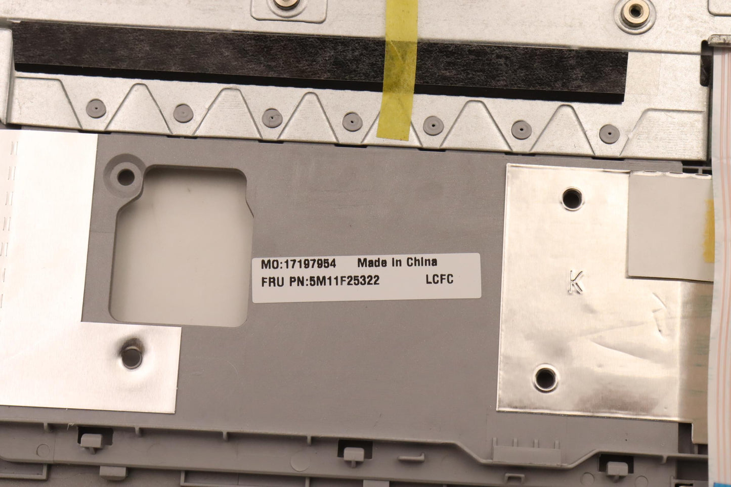 Lenovo C-Cover with Keyboard, USA English, Silver, Non-Backlit - 5M11F25322