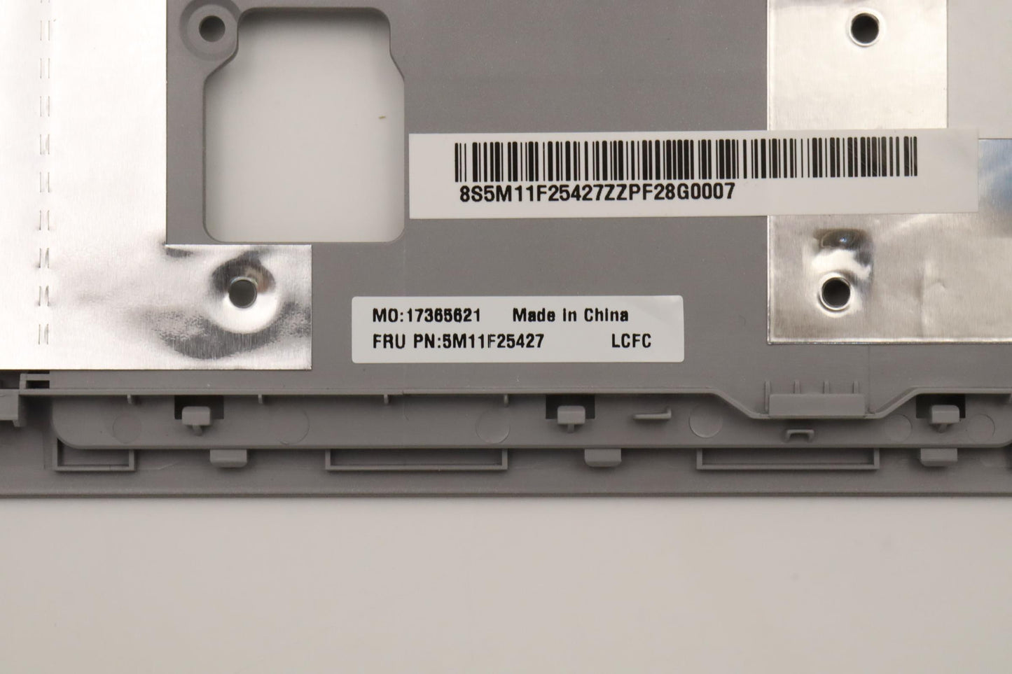 Lenovo Mech Assembly Kbd Ccv Eng Back - 5M11F25427