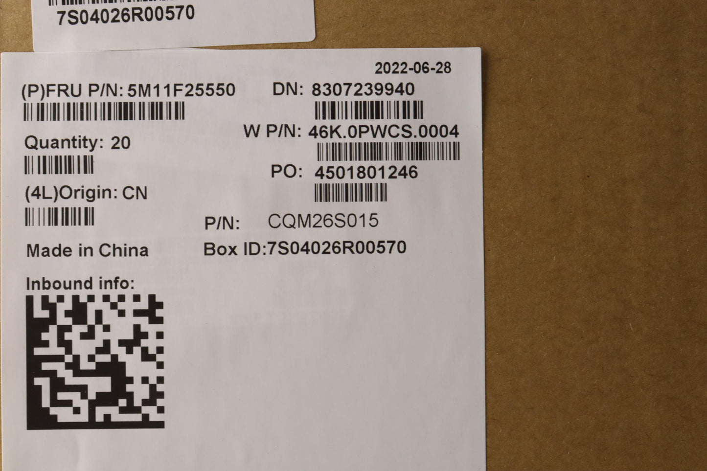Lenovo Mechasm Fru C Cover Cs Bk Fenr - 5M11F25550