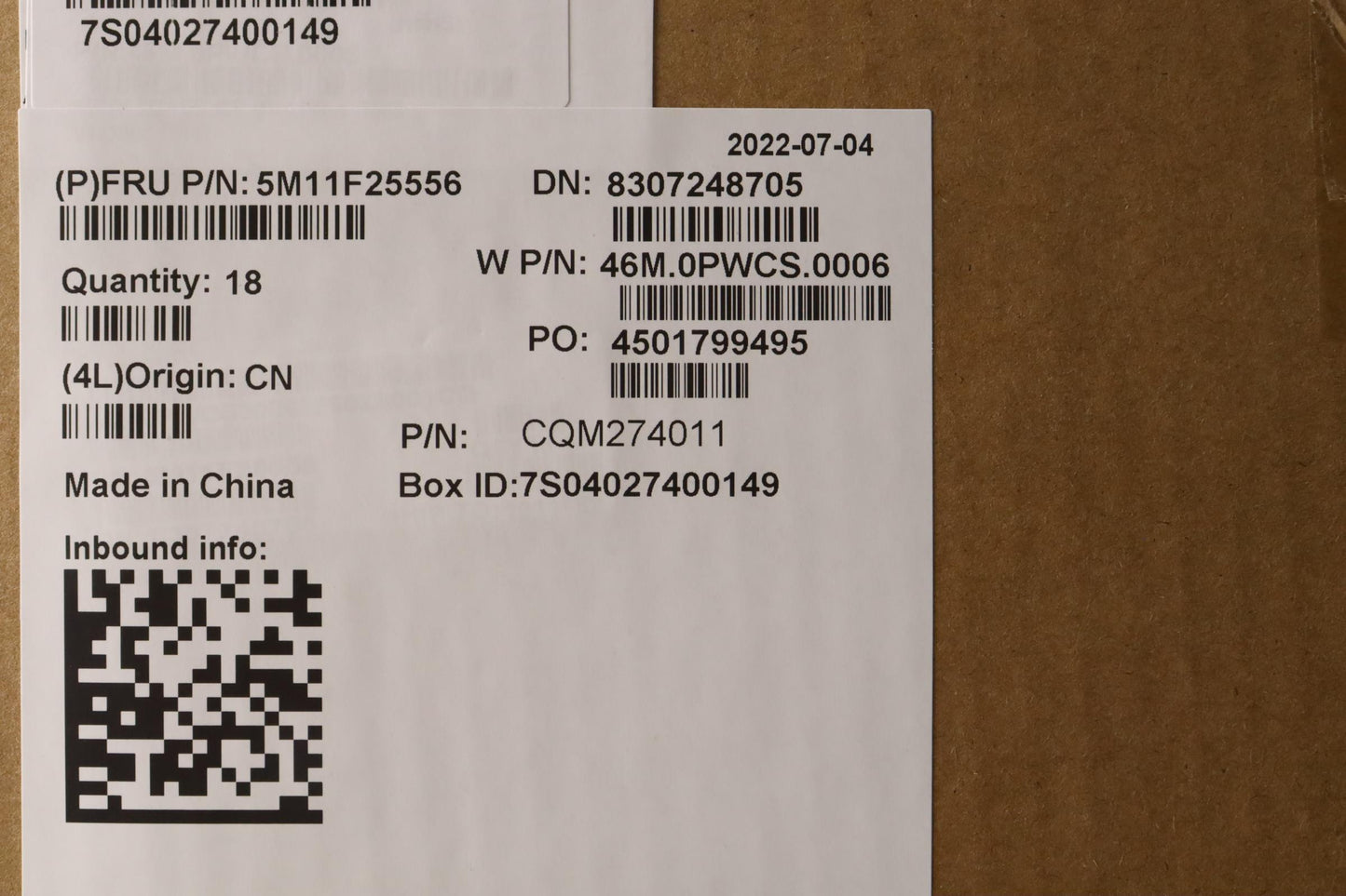 Lenovo Mechasm Fru D Cover Cs Bk L13 - 5M11F25556