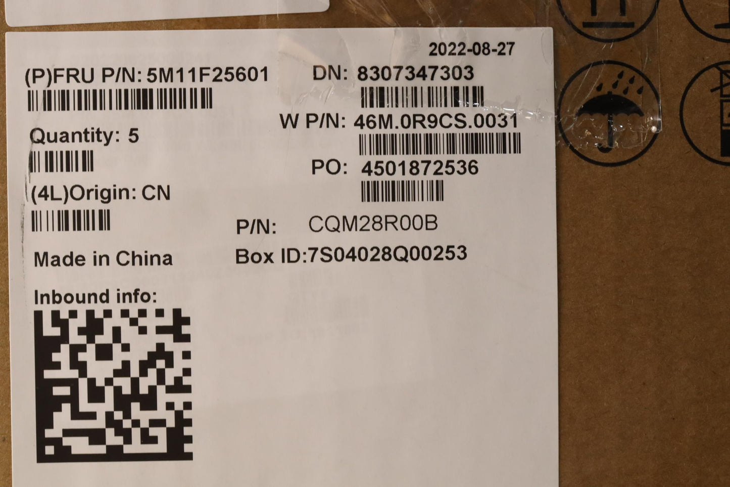 Lenovo Mech Assembly Fru Kbd Euro_Eng - 5M11F25601