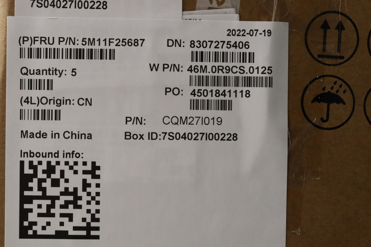 Lenovo Mech Assembly Fru Blkb Bel W/C - 5M11F25687