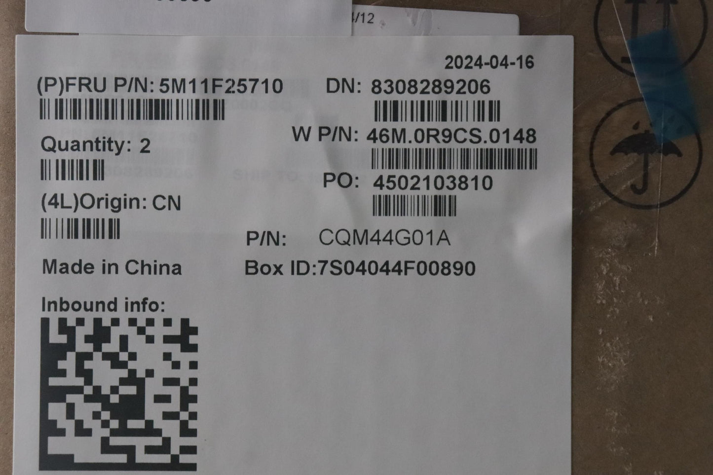 Lenovo Mech Assembly Fru Blkb Fra W/C - 5M11F25710
