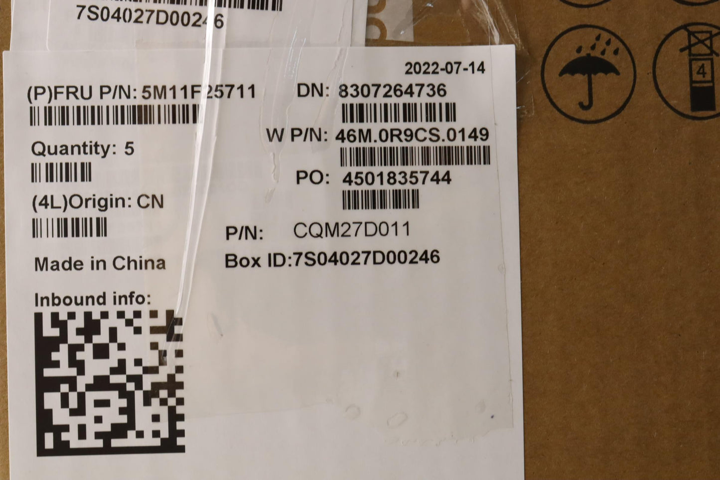 Lenovo Mech Assembly Fru Blkb Ger W/C - 5M11F25711