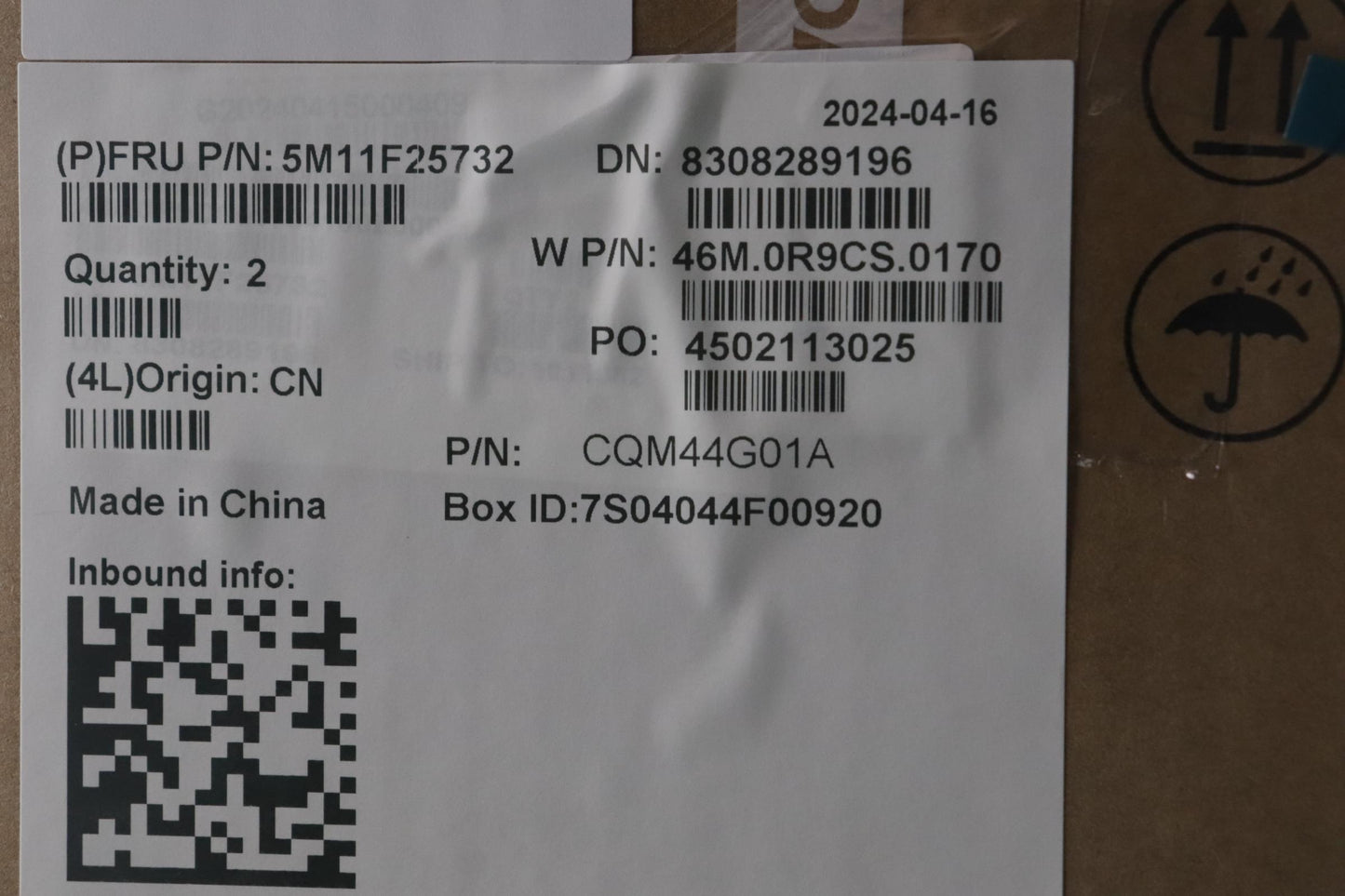 Lenovo Mech Assembly Fru Blkb Ita W/C - 5M11F25732