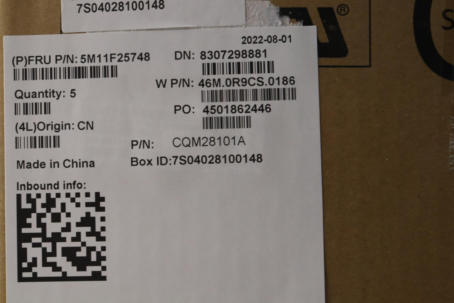 Lenovo Mech Assembly Fru Blkb Nordic - 5M11F25748