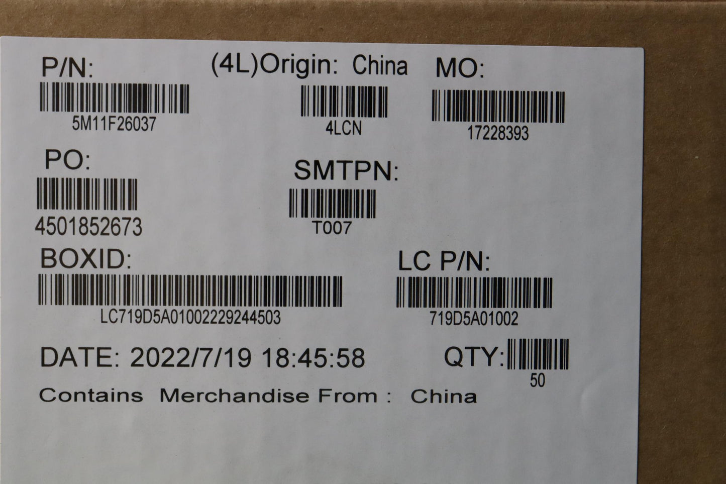 Lenovo Mechasm Fru T14G3Shutterdummy - 5M11F26037