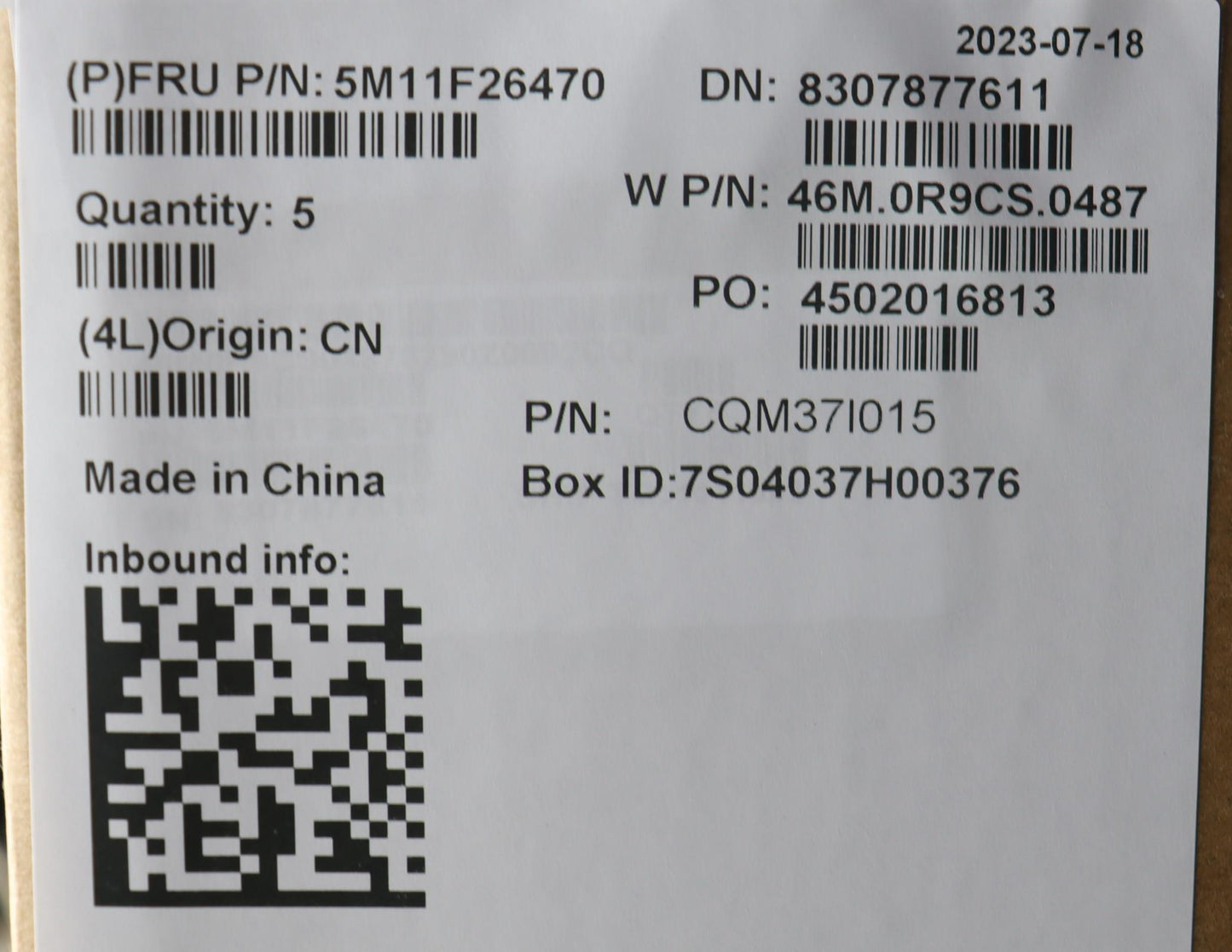 Lenovo Mech Assembly Frukb Spa Ptccov - 5M11F26470