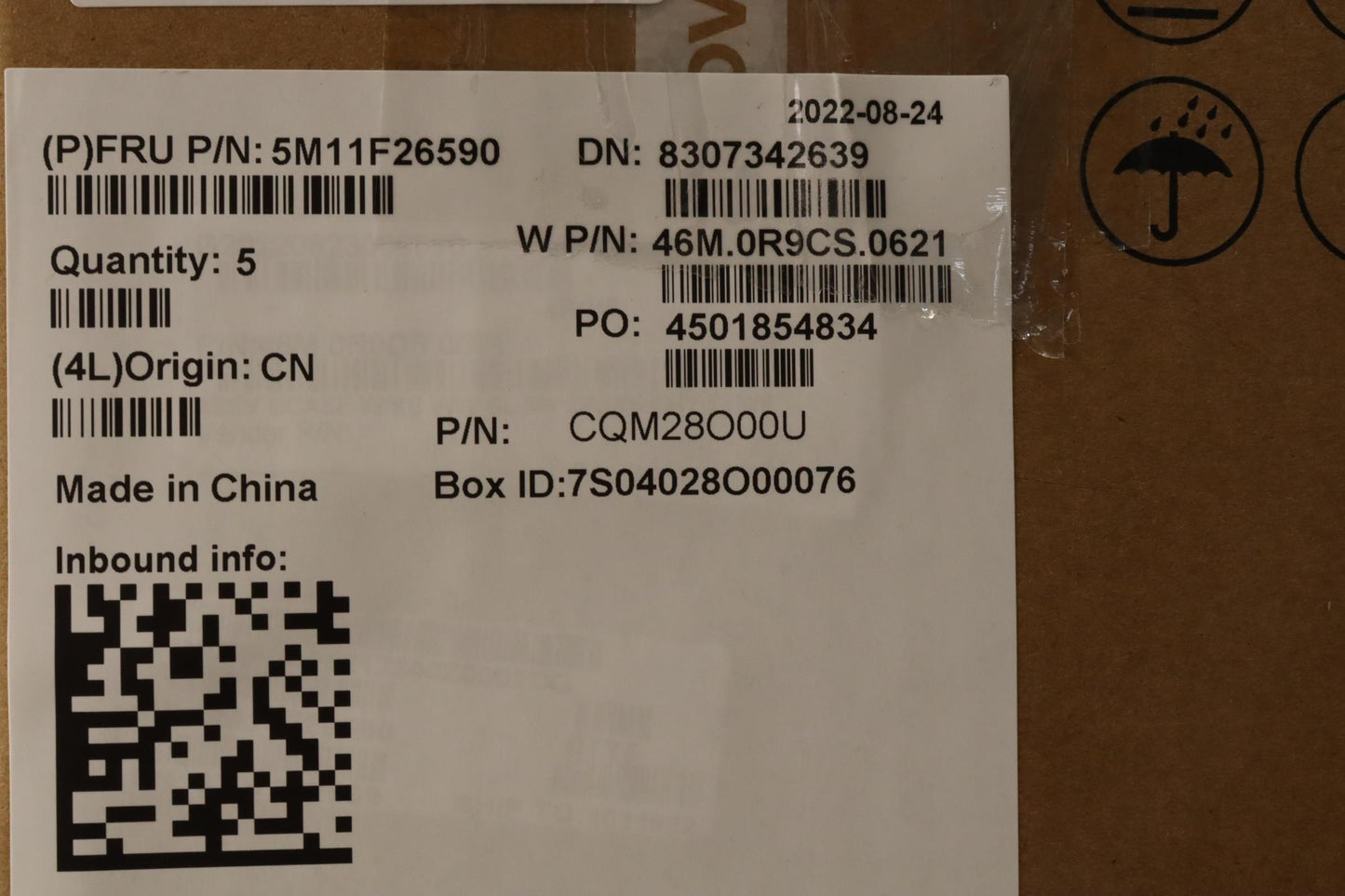 Lenovo Mech Assembly Frubklt Swiss Pt - 5M11F26590