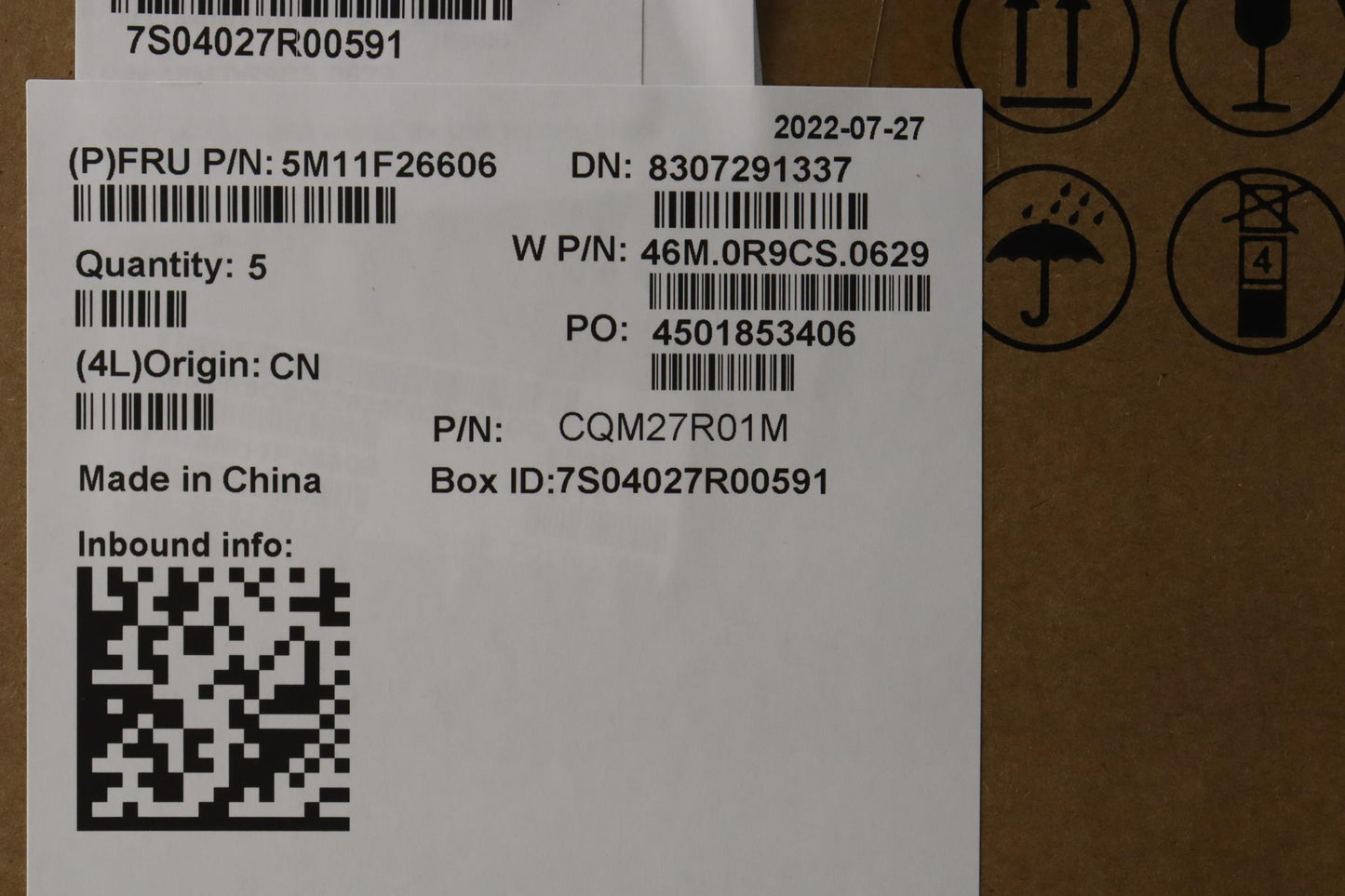 Lenovo Mech Assembly Frubklt Usa En P - 5M11F26606