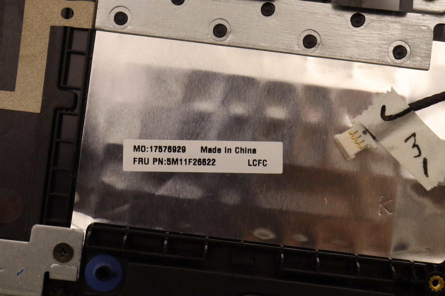 Lenovo Keyboard with Cover, Spanish Layout, Backlit, UK Version - 5M11F26622