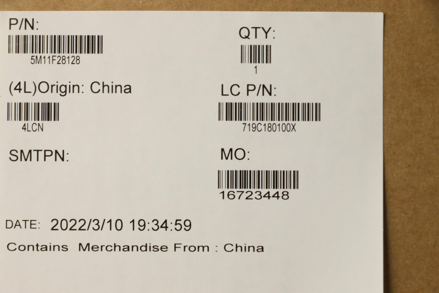 Lenovo Mech_Asm 2.2K Ag,Ir,Hpd,Woven, - 5M11F28128