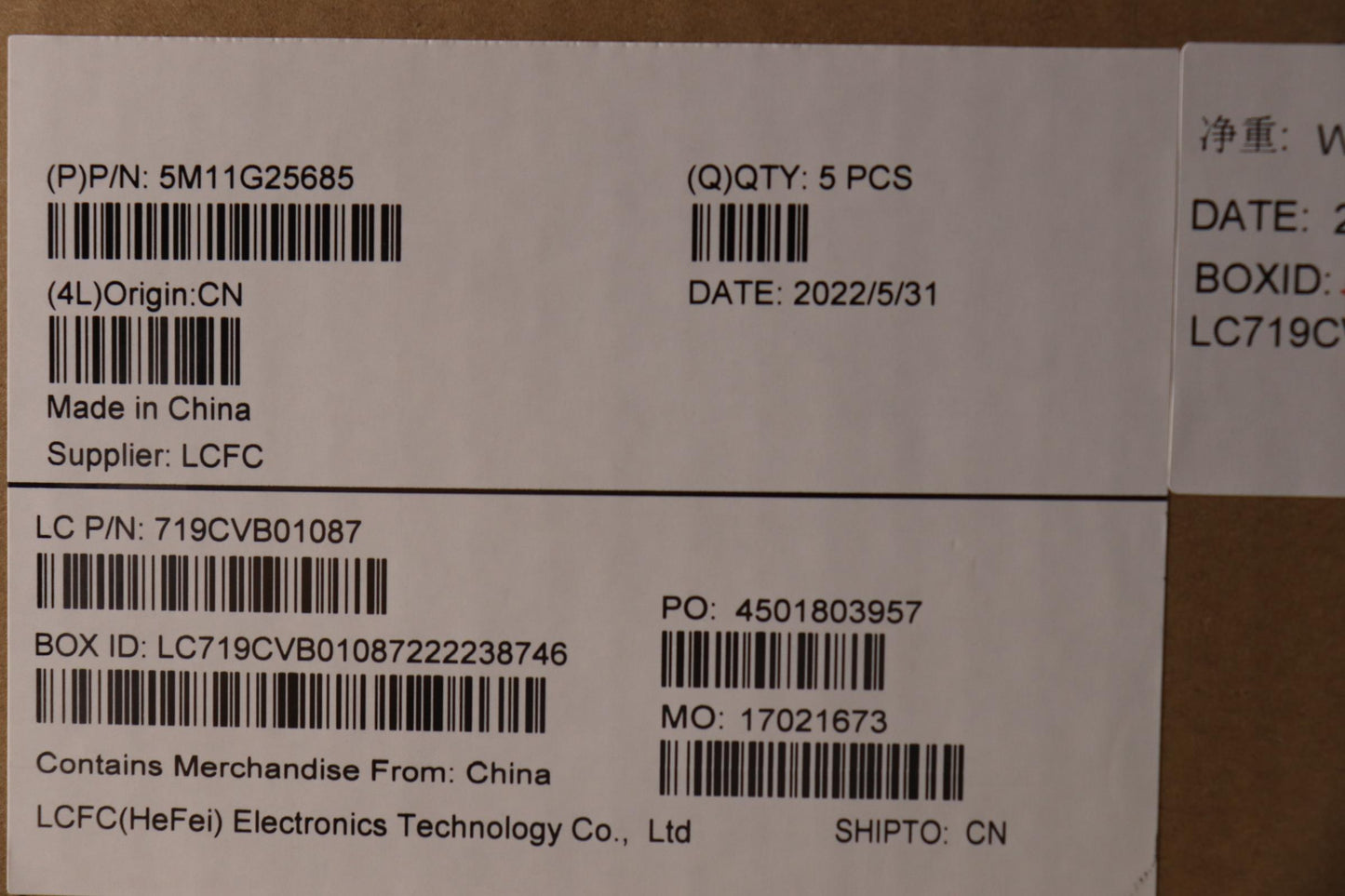 Lenovo Mech Assembly Kbw/Ccvr Ara-Chy - 5M11G25685