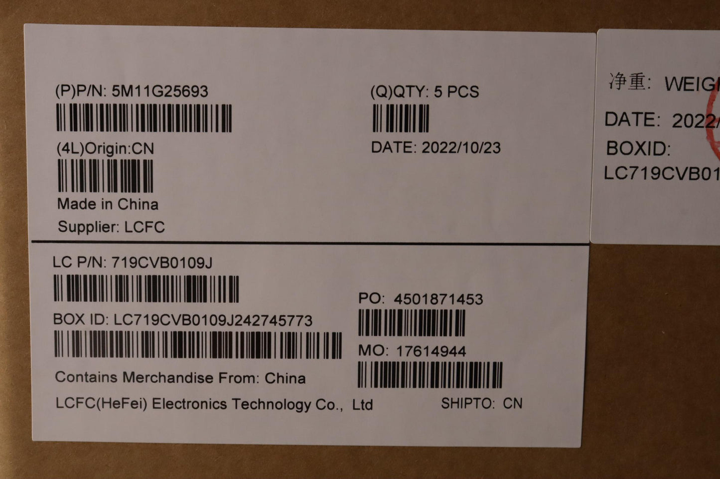 Lenovo Mech Assembly Kbw/Ccvr Bel-Chy - 5M11G25693