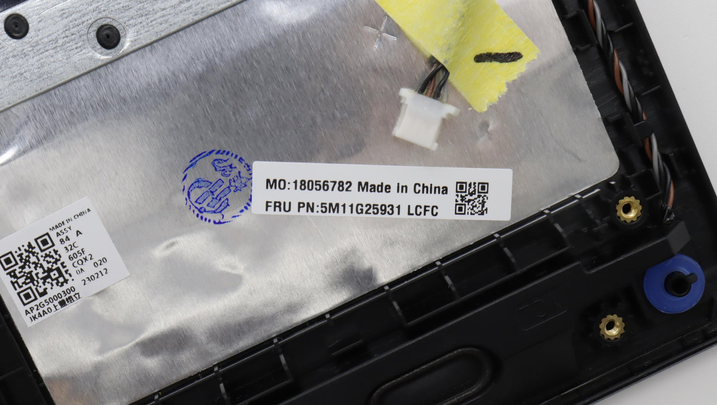 Lenovo Mech Assembly Kbw/Ccvrnordicbk - 5M11G25931