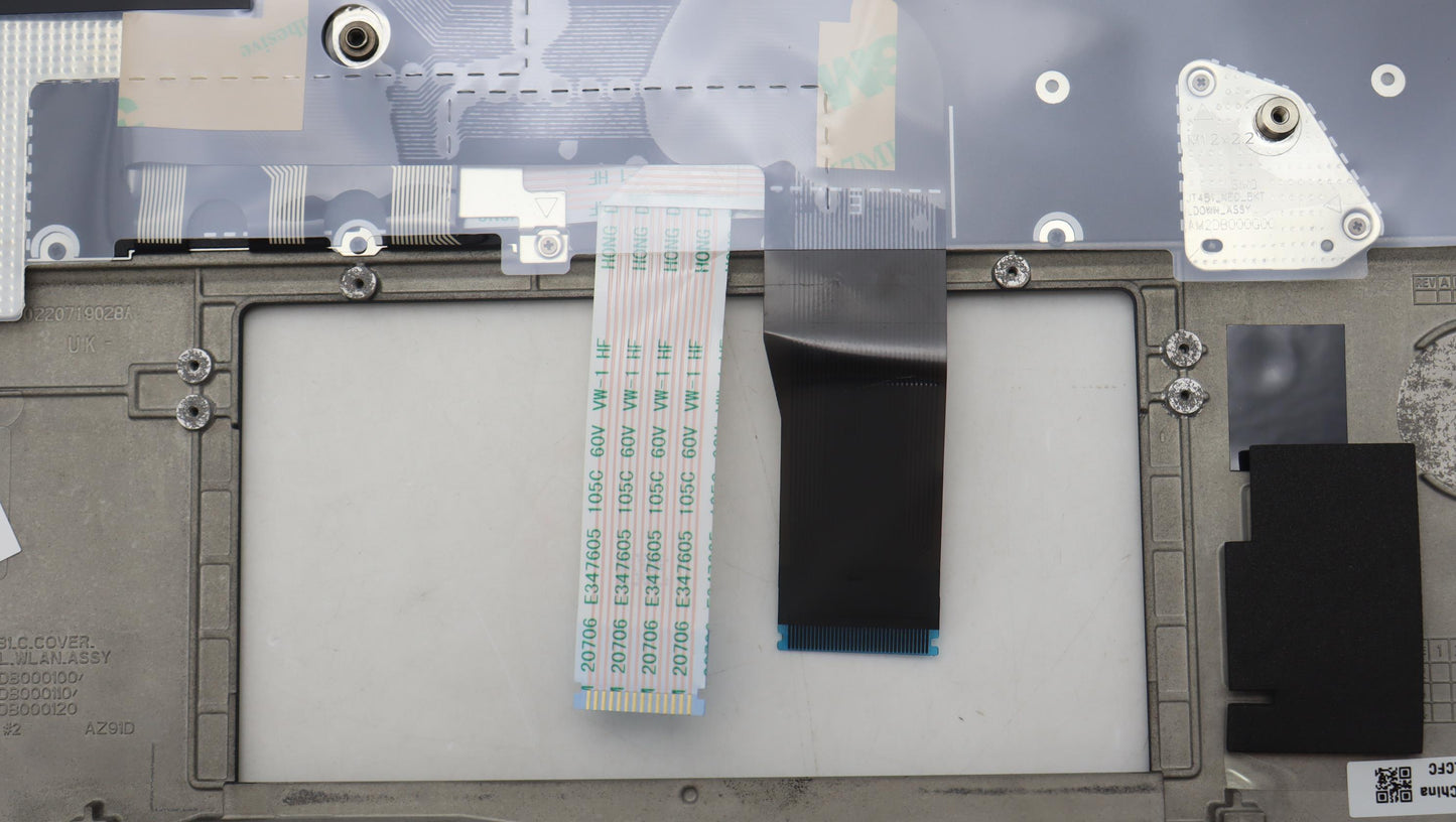 Lenovo French Keyboard C-Cover, Transparent Black - 5M11G26926